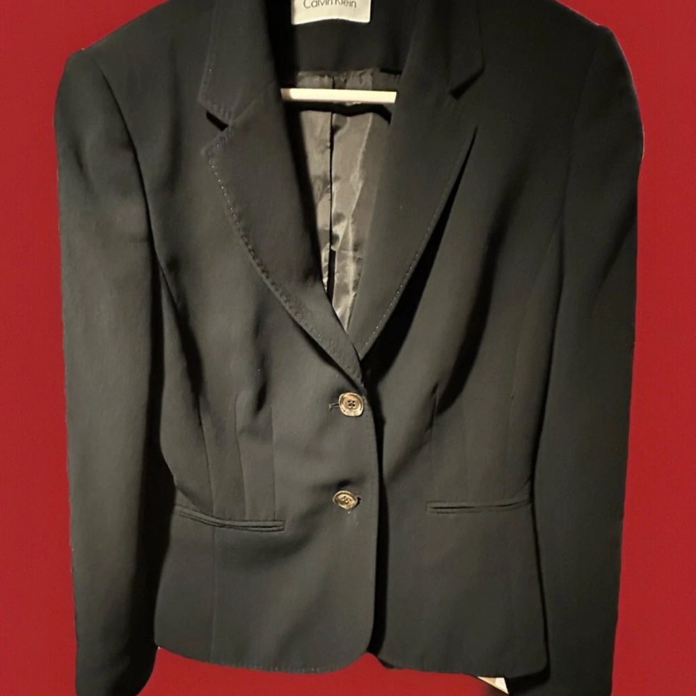 Calvin Klein Black Women's Blazer Like New